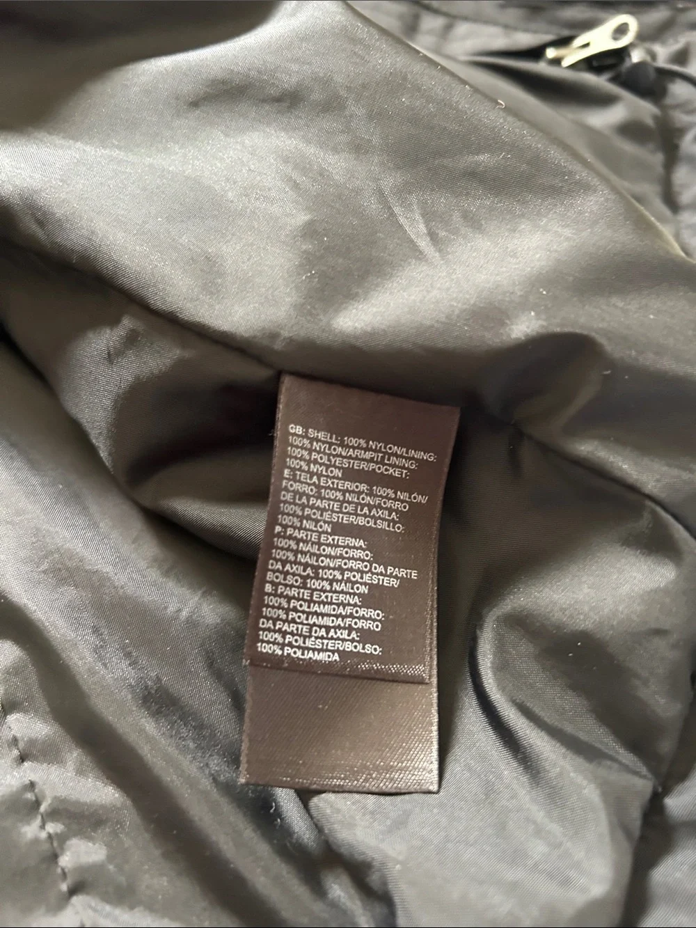 The North Face Black Men's Hooded Rain Jacket
